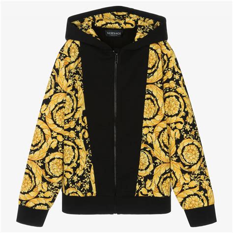 abstract zip up hoodie versace barocco cube|Versace Barocco.